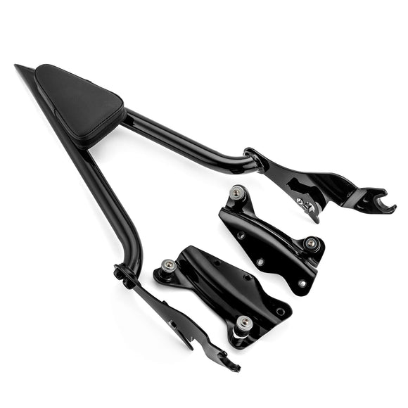 2009 - 2024 Harley Touring Road Glide Road King Passenger Backrest Sissy Bar&Docking Hardware Kit - Mofun - 90302098+HD019 - B