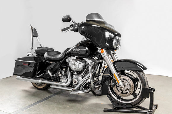 2009 - 2024 Harley Touring Road King Road Glide Chrome Sissy Bar Backrest & Luggage Rack& Docking Kit - Mofun - 90303001+90302097+90205090