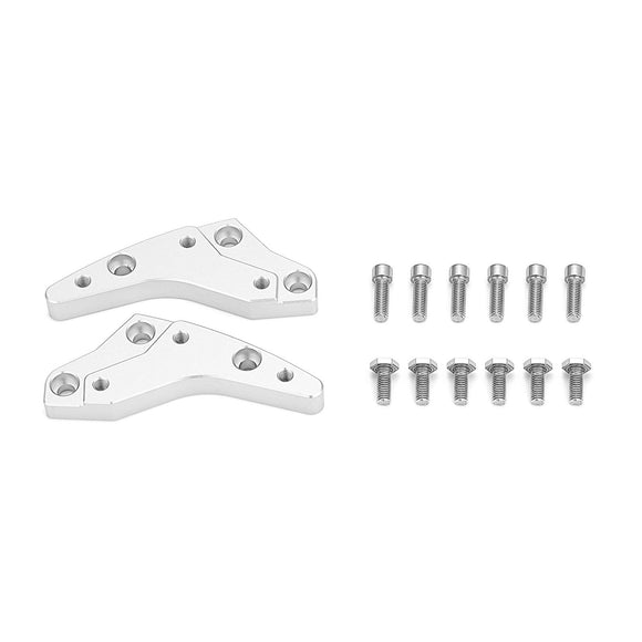 2011 - 2025 BMW K1600GT K1600GTL 0.75" Silver Handlebar Riser CNC Aluminum - Mofun - ZT265