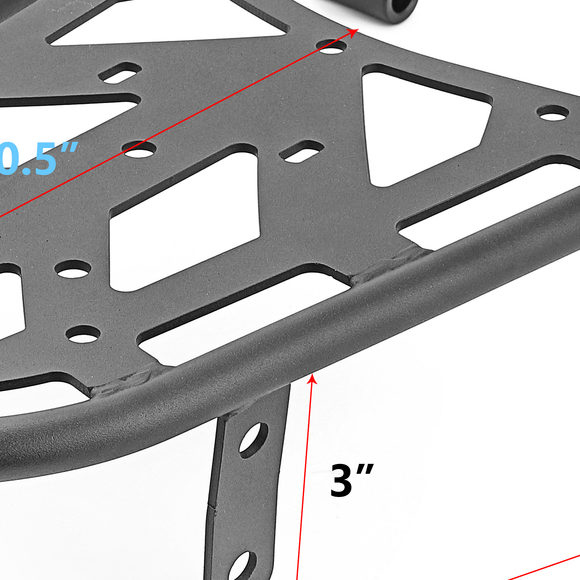 2012 - 2025 Honda CRF250L CRF250M Bolt on Rear Tail Luggage Cargo Rack Carrier Kit - Mofun - ZT252 - A