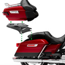 2014 - 2024 Harley Touring Electra Glide Road King Two - Up Tour Pack Pak Trunk Mount Rack - Mofun - HD024 - E