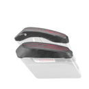 2014 - 2024 harley Touring Red Flame Microfiber Leather Saddlebag Lid Covers - Mofun - 90209009