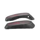 2014 - 2024 harley Touring Red Flame Microfiber Leather Saddlebag Lid Covers - Mofun - 90209009