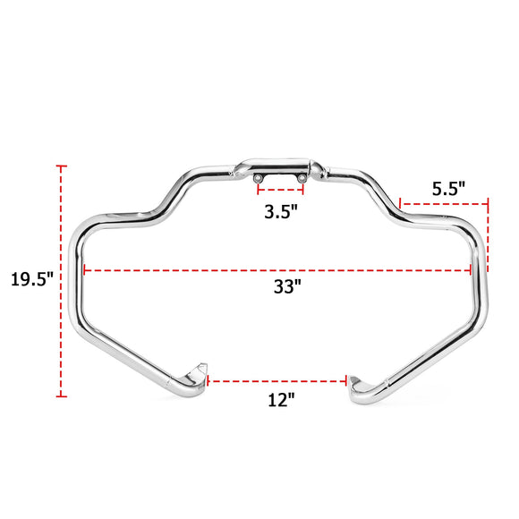 2014+ Indian Chieftain 2016+ Springfield Mustache Engine Guard Highway Crash Bar - Mofun - 90201040