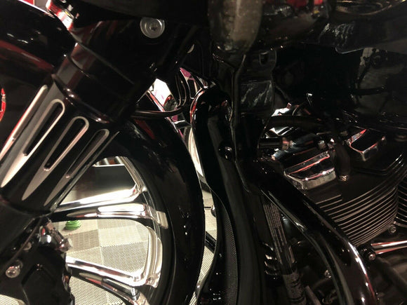 2015 - 2021 Harley Road Glide 26” 30” Wheel Neck Raked Fairing Support Mount Kit - Mofun - HD135 - B