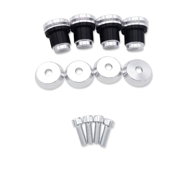 2015 - 2024 Indian Scout Detachable Saddlebags Sissy Bar Backrest Mount Spools Kit - Mofun - HD072