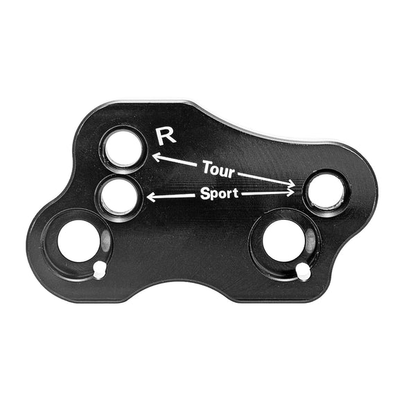 2018 - 2025 Honda Goldwing 1800 CNC T6 Billet Silver 2" Handlebar Riser Adapter Kit - Mofun - ZT212