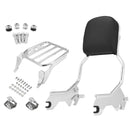 2018+ Harley Softail Deluxe Street Bob Upright Backrest Sissy Bar Luggage Rack Docking Kit - Mofun - HD043 - B+HD062 - E+HD063 - E