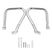2018+ Harley Softail FLHC FLHCS HD Bike Saddlebag Guard Protection Crash Bar - Mofun - HD098 - E