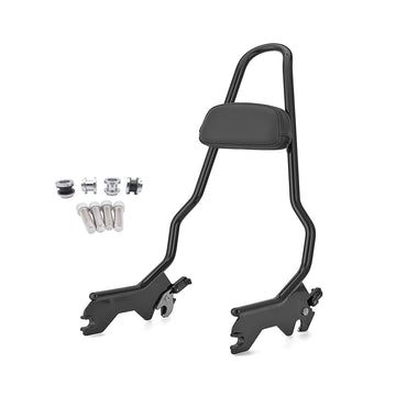 2018 - up Harley Softail FLDE FLHC Street Bob FXBB Passenger Sissy Bar Backrest w/Pad - Mofun - 90302022+HD043 - B