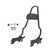 2018 - up Harley Softail FLDE FLHC Street Bob FXBB Passenger Sissy Bar Backrest w/Pad - Mofun - 90302022+HD043 - B