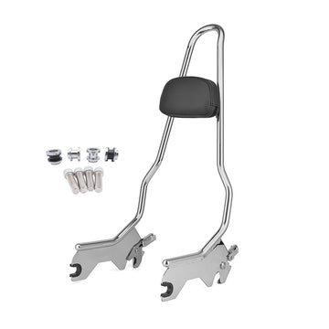 2018 - up Harley Softail FLDE FLHC Street Bob FXBB Passenger Sissy Bar Backrest w/Pad - Mofun - 90302021+HD043 - B