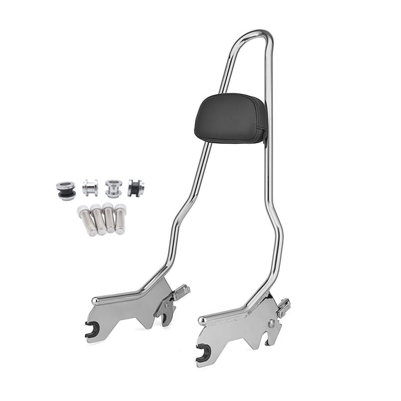 2018 - up Harley Softail FLDE FLHC Street Bob FXBB Passenger Sissy Bar Backrest w/Pad - Mofun - 90302021+HD043 - B