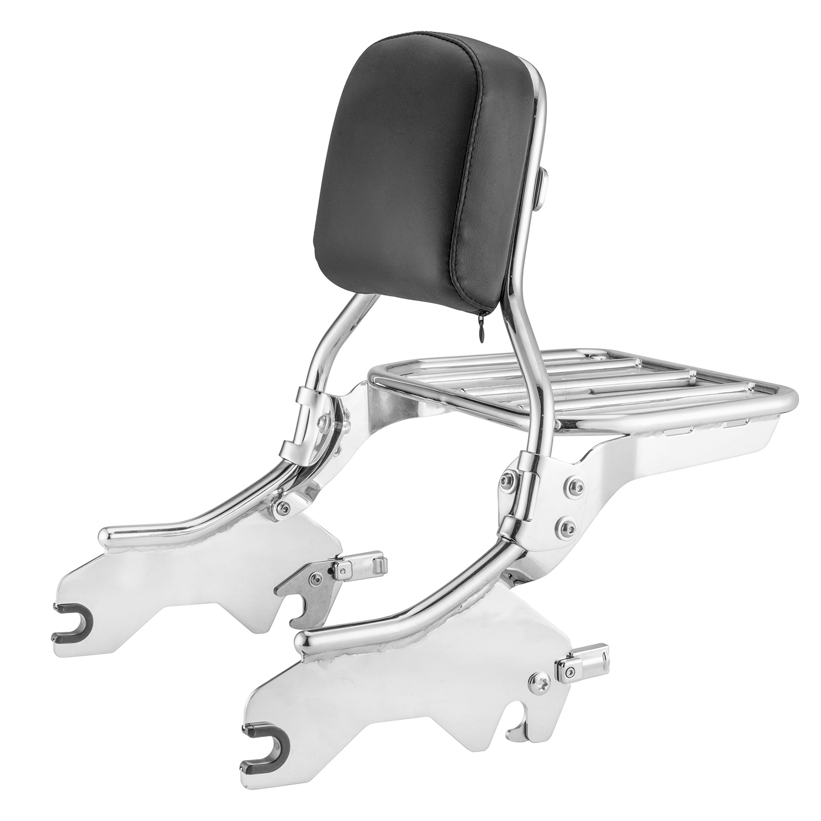 2018 - UP Harley Softail FXLR FXLRS FLSB Passenger Backrest Sissy Bar& Sport Luggage Rack - Mofun - HD110 - E+HD115 - E
