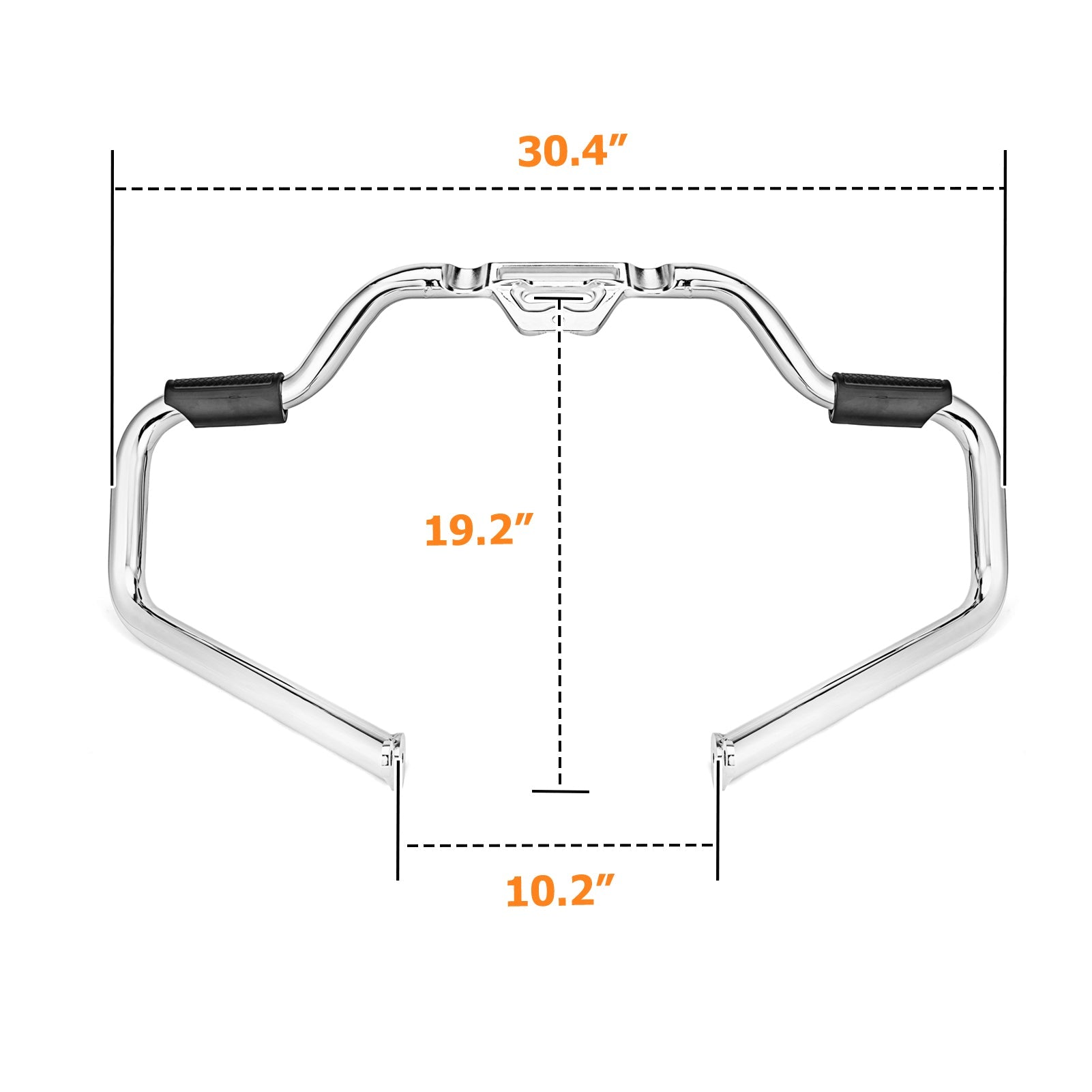 2018 - UP Harley Softail Low Rider Fat Boy Front Highway Mustache Engine Guard Bar Crash Bar - Mofun - HD061 - B - 1