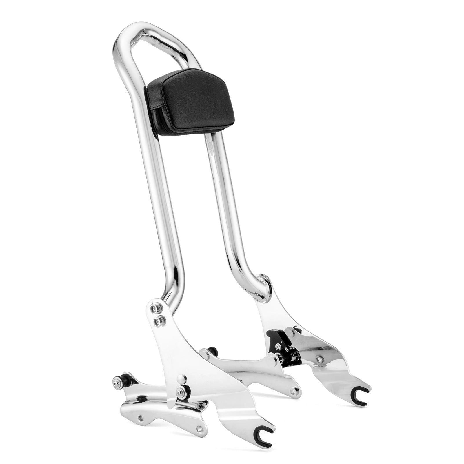 2009-2024 Harley Touring FLHX FLHT FLHR FLTR Chrome Passenger Backrest Sissy Bar&Docking Kit