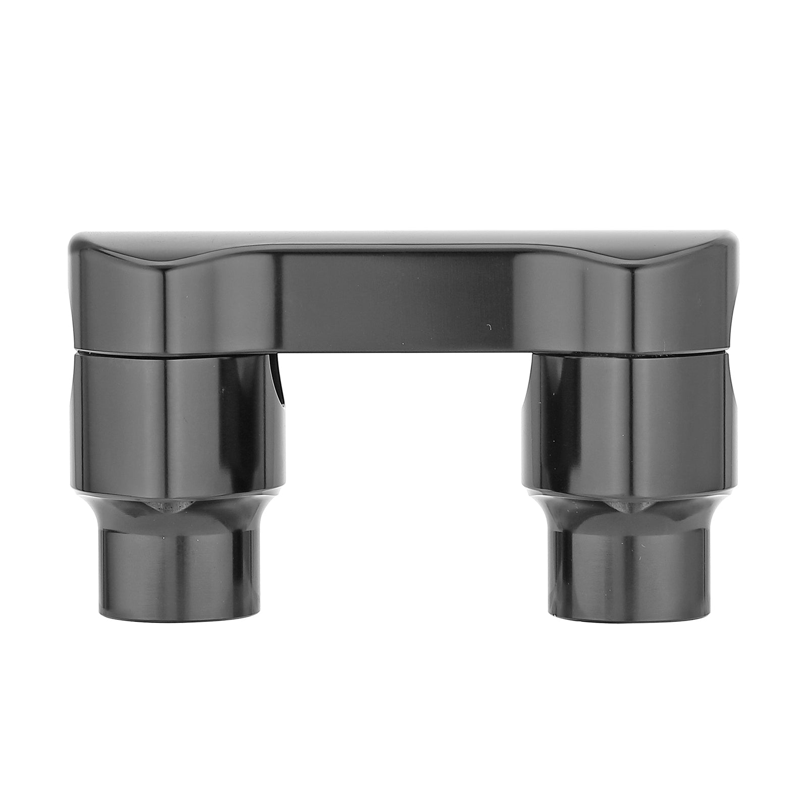 Buy gloss-black Harley Dyna Street Bob Super Glide Low Rider FXS  2&quot; Risers 1&quot; Handlebar Bar Clamps