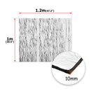 47"x39" Professional Grade Engine Heat Shield Insulation Waterproof Heat Sound Deadener Sticker - Mofun - 9082000201