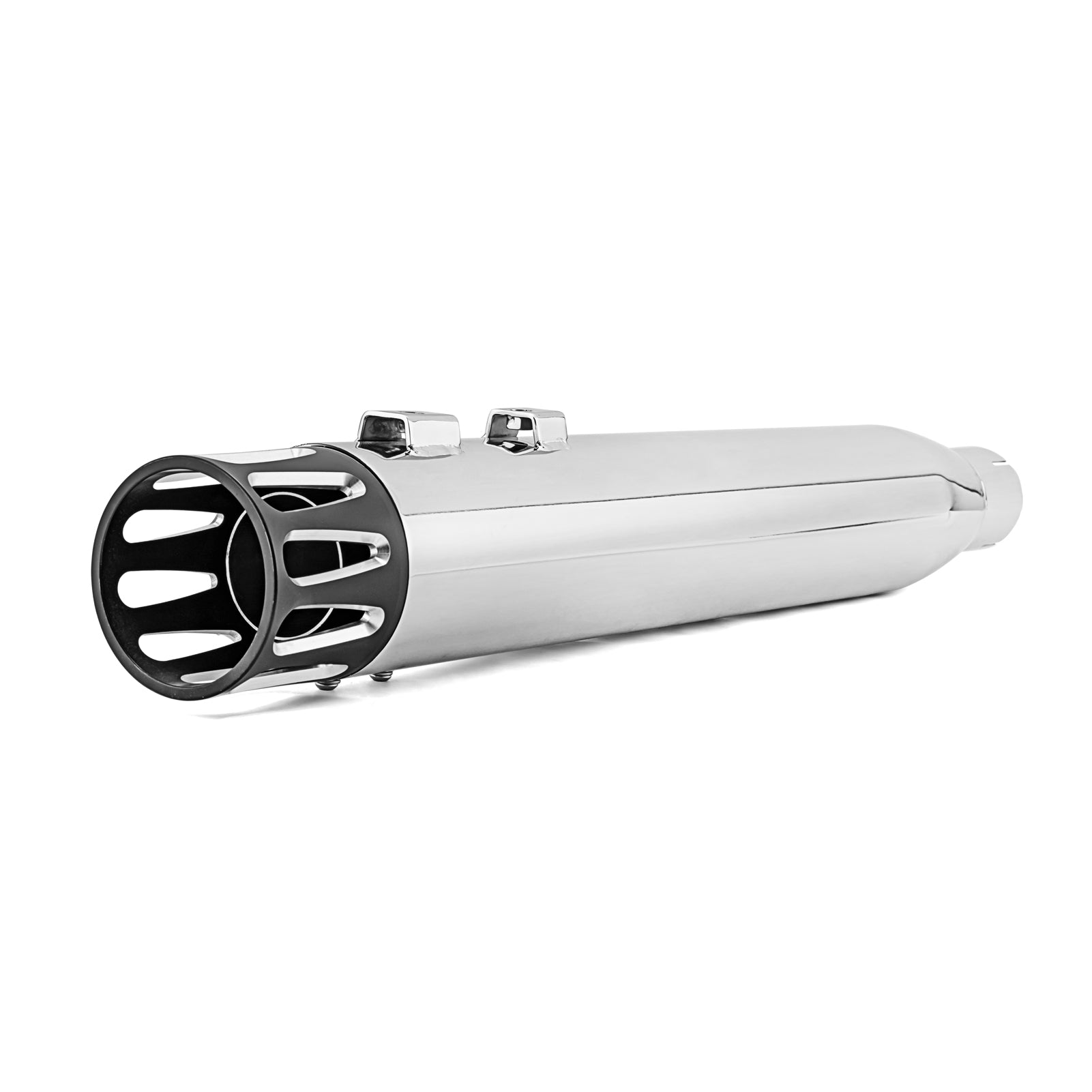 Chrome 4"Slip-On Mufflers Exhaust, Exhaust Pipes For 1995-2016 Harley Davidson Touring