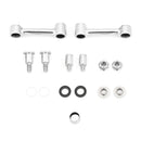 93 - 06 Harley Softail Springer Fork Chrome Steel Front Fender Mount Link Kit - Mofun - HD129 - E