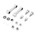 93 - 06 Harley Softail Springer Fork Chrome Steel Front Fender Mount Link Kit - Mofun - HD129 - E