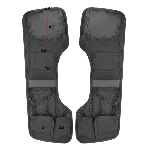 93 - 13 Harley Touring Road King Saddlebag Lid Organizer Pouch Maximize Space - Mofun - HD003 - A
