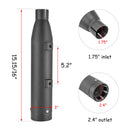 Black 3" Slip - On Exhaust Muffler For 2014 - 2022 Sportster XL 883/1200 - Mofun - 90501012