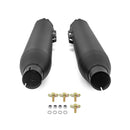 Chrome 3.5" Slip - On Mufflers Exhaust, Exhaust Pipes For 1995 - 2016 Harley Davidson Touring - Mofun - 90501037