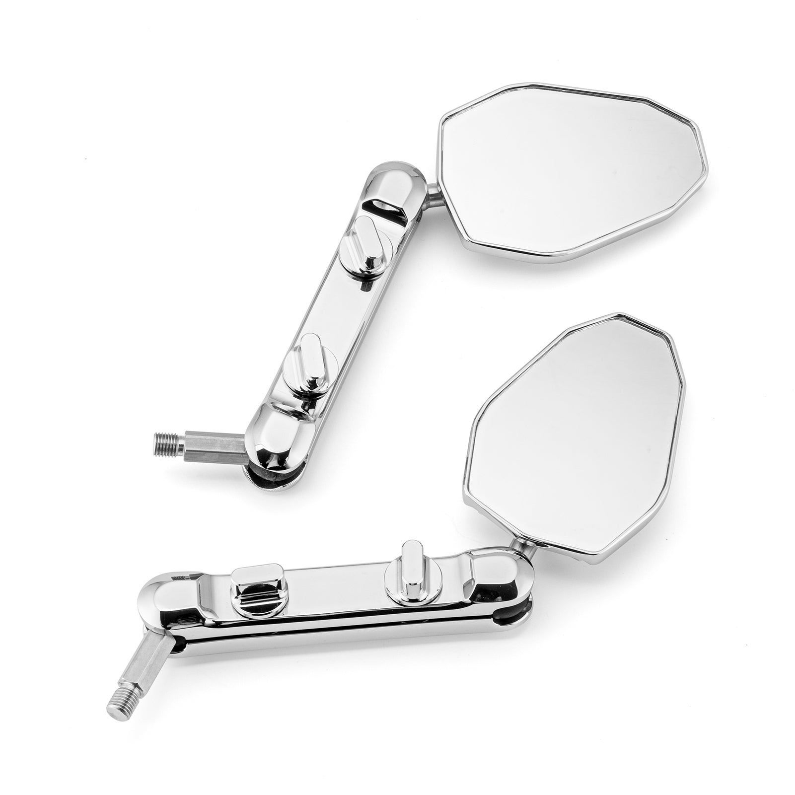 CNC 6061 Aluminum Motorcycle Mirrors Adjustable Rear View Mirrors ...