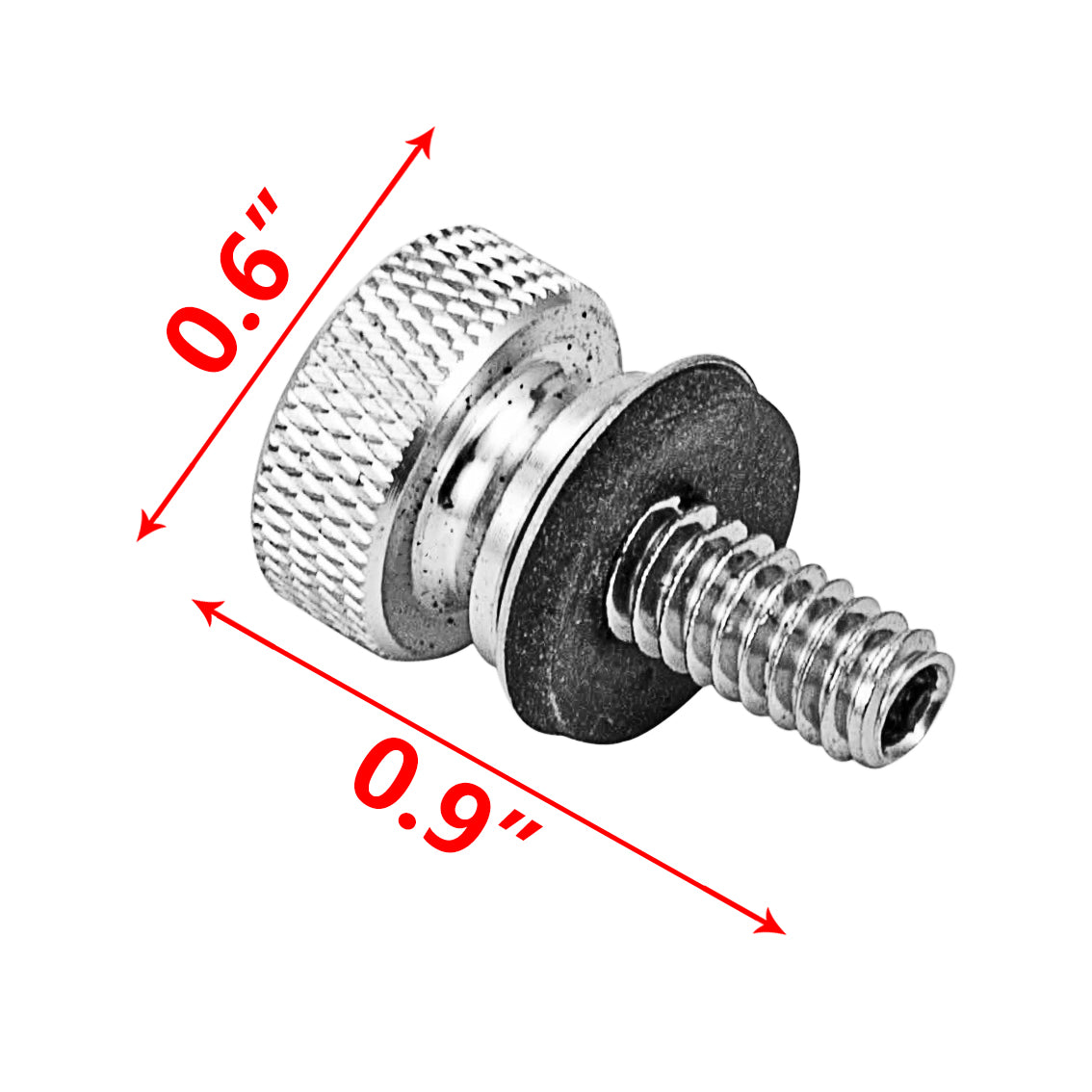 For Harley Touring Dyna Softail Rear Fender Seat Bolt Nut Base & Aluminum Screw