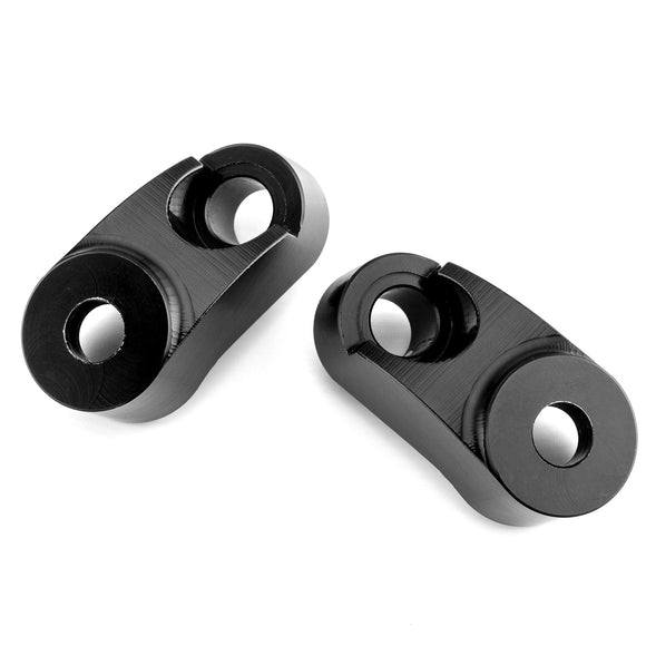 Front Fork Turn Signal Relocation Mount For Harley 39/49mm Sportster FXD Dyna - Mofun - HD053 - E