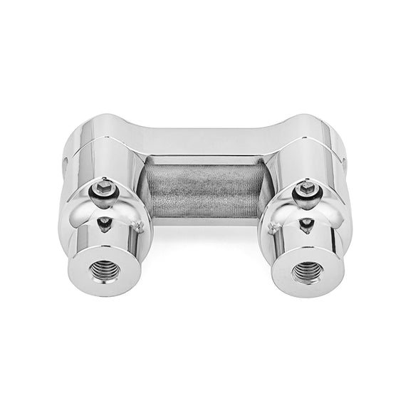 Harley 2"/4"/6"/8"/ 10" Tall 1.25" Mount Black Hefty Handlebar Riser/Top Clamp Kit - Mofun - 90103132