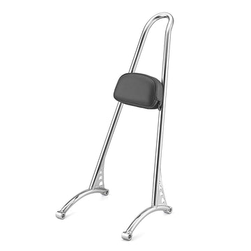 Harley 96 - 03 Sportster XL XLH 883 1200 Passenger Backrest Sissy Bar w/ Pad - Mofun - HD127 - E