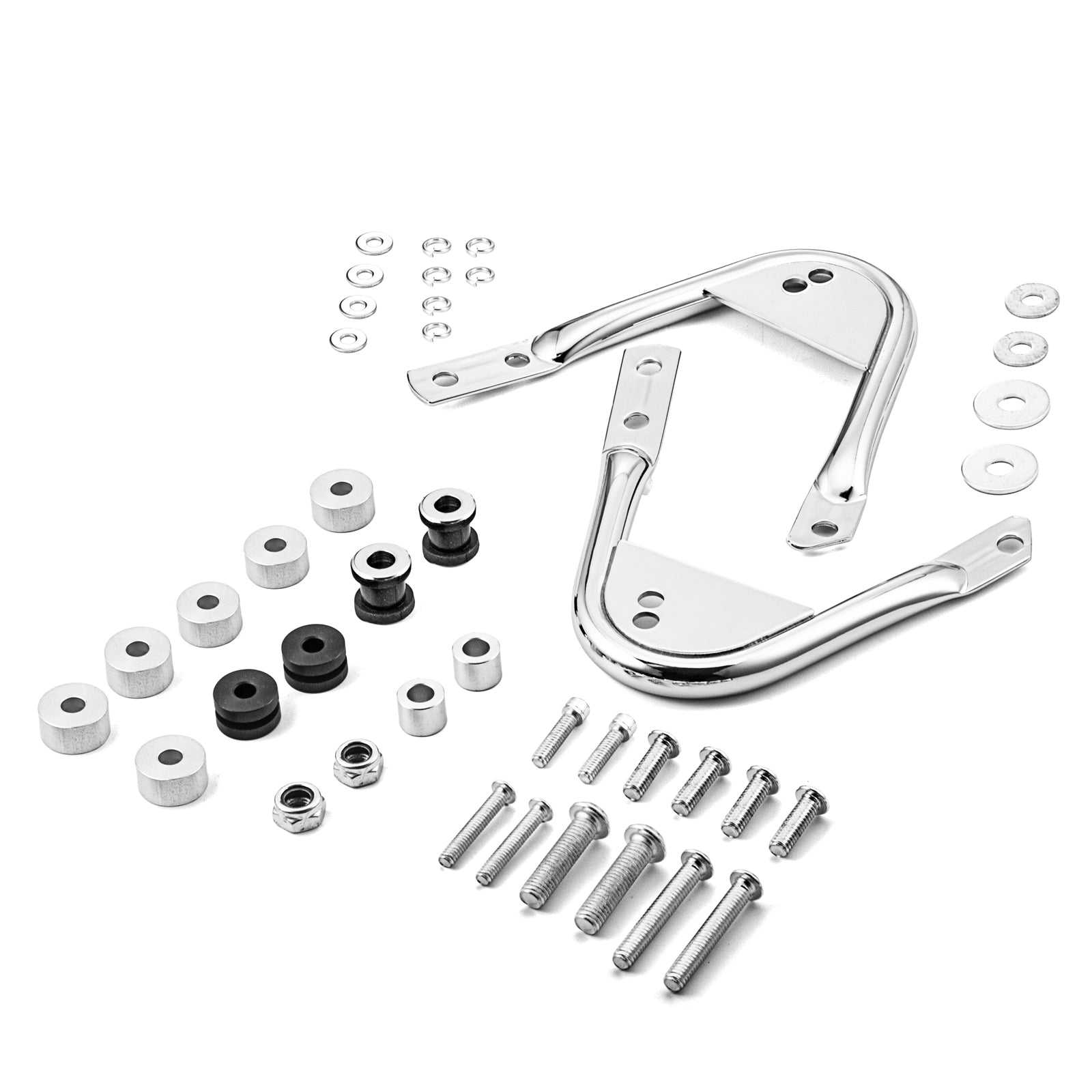 Harley 97 - 08 Touring Detachable Two Up Luggage Rack Docking Hardware Mount - Mofun - HD020