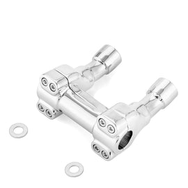 Harley Davidson 4/6/8 inch Riser 1 inch Pull Back 1" Handlebar Clamp - Mofun - 90103281