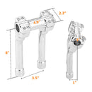 Harley Davidson 4/6/8 inch Riser 1 inch Pull Back 1" Handlebar Clamp - Mofun - 90103285