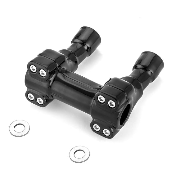 Harley Davidson 4/6/8 inch Riser 1 inch Pull Back 1" Handlebar Clamp - Mofun - 90103281