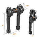 Harley Davidson 4/6/8 inch Riser 1 inch Pull Back 1" Handlebar Clamp - Mofun - 90103286