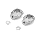 Harley Dyna Fat Bob Street Bob 2'' Rise Chrome Handlebar Risers Clamp - Mofun - 90103181