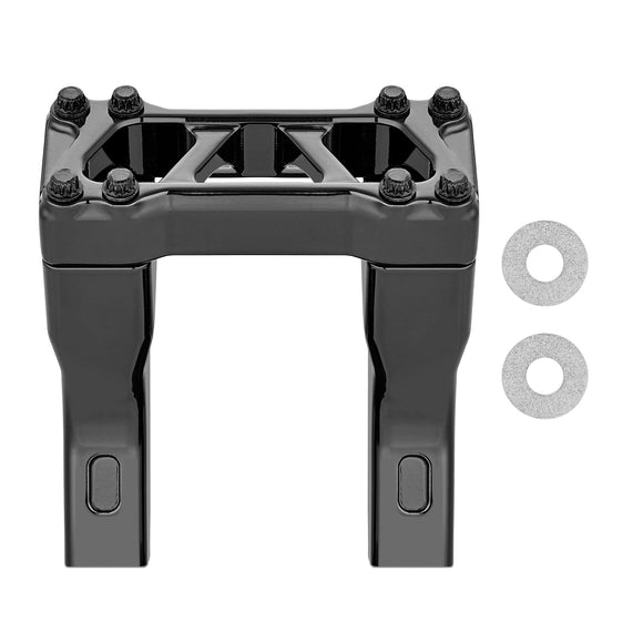 Harley Dyna Street Bob Super Glide 1'' Handlebar Risers Top Clamp 1.5 Pullback - Mofun - 90103362