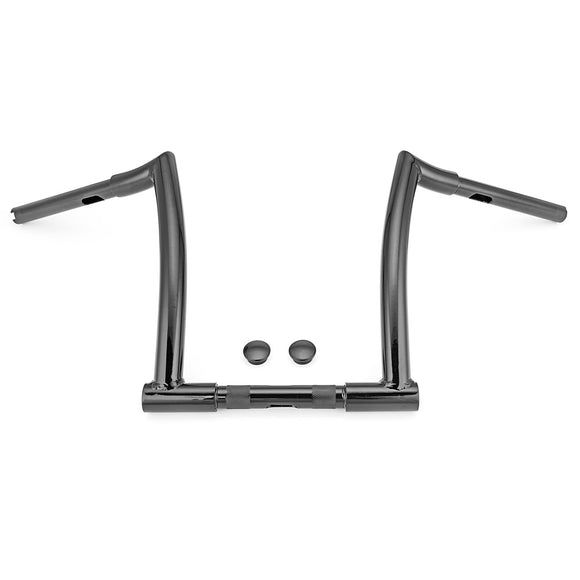 Harley Dyna Wide Glide Low Riders Fat Chizeled Lo 12" Rise 1" Clamp Hanger HandleBar Bars - Mofun - 90101204