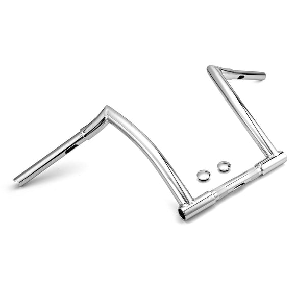 Harley Dyna Wide Glide Low Riders Fat Chizeled Lo 12" Rise 1" Clamp Hanger HandleBar Bars - Mofun - 90101203