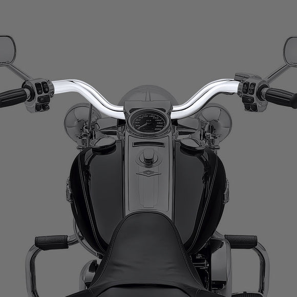 Harley Handlebar Risers W/ 1.25" Diameter 3.75" Rise Drag Bar Handlebars - Mofun - 90101462