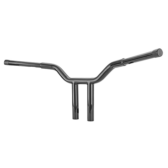 Harley Heritage Softail Fat Boy Sportster Rise 12" T Bar Handlebar Drag Bar - Mofun - HD169 - A - 12 - B