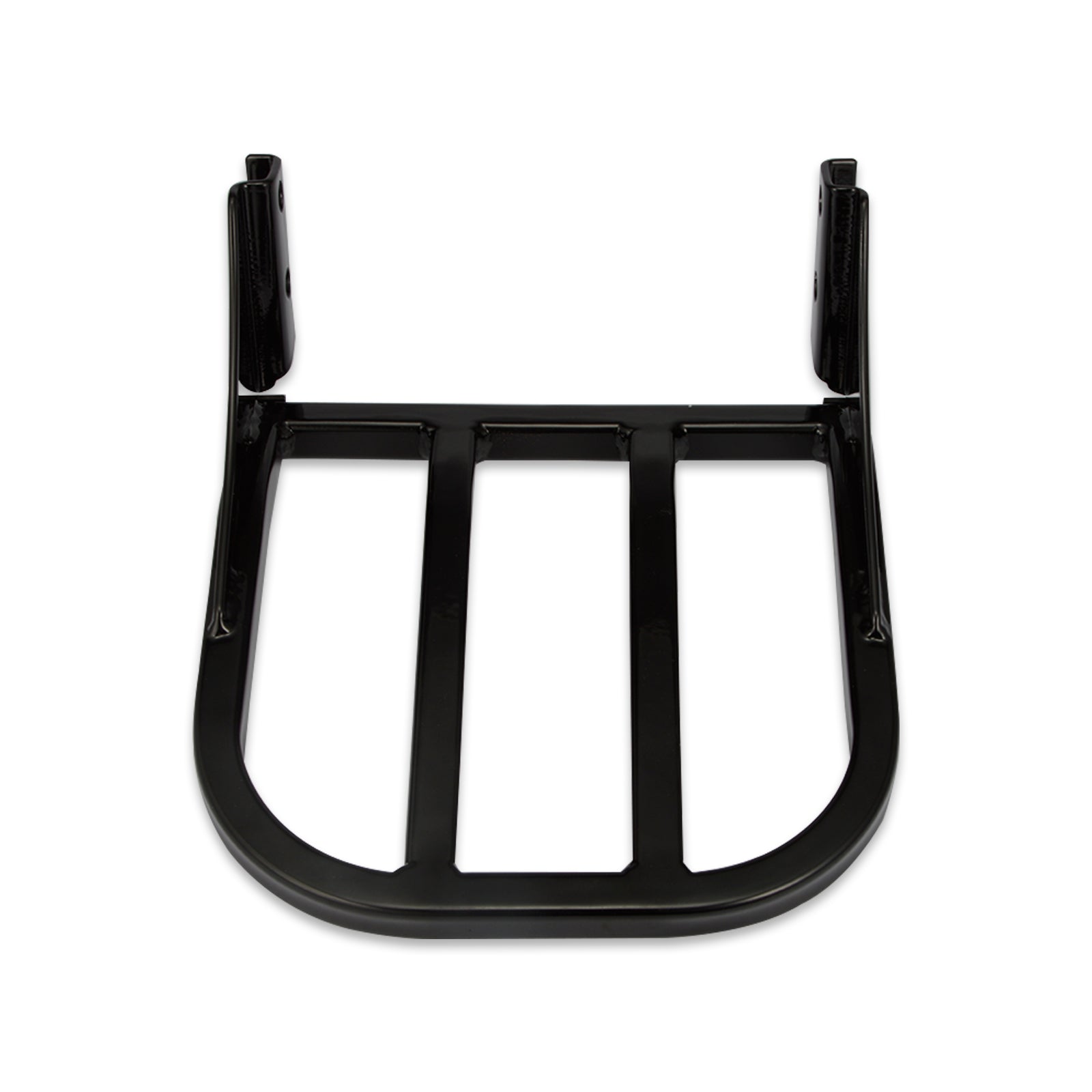 Chrome/Black Sissy Bar Backrest & Luggage Rack – Fits Harley Softail 1984-2005, TCMT