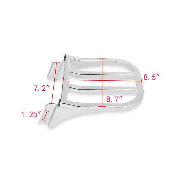 Harley Heritage Softail Sportster 883 1200 Sissy Bar Backrest Luggage Rack - Mofun - HD071 - E