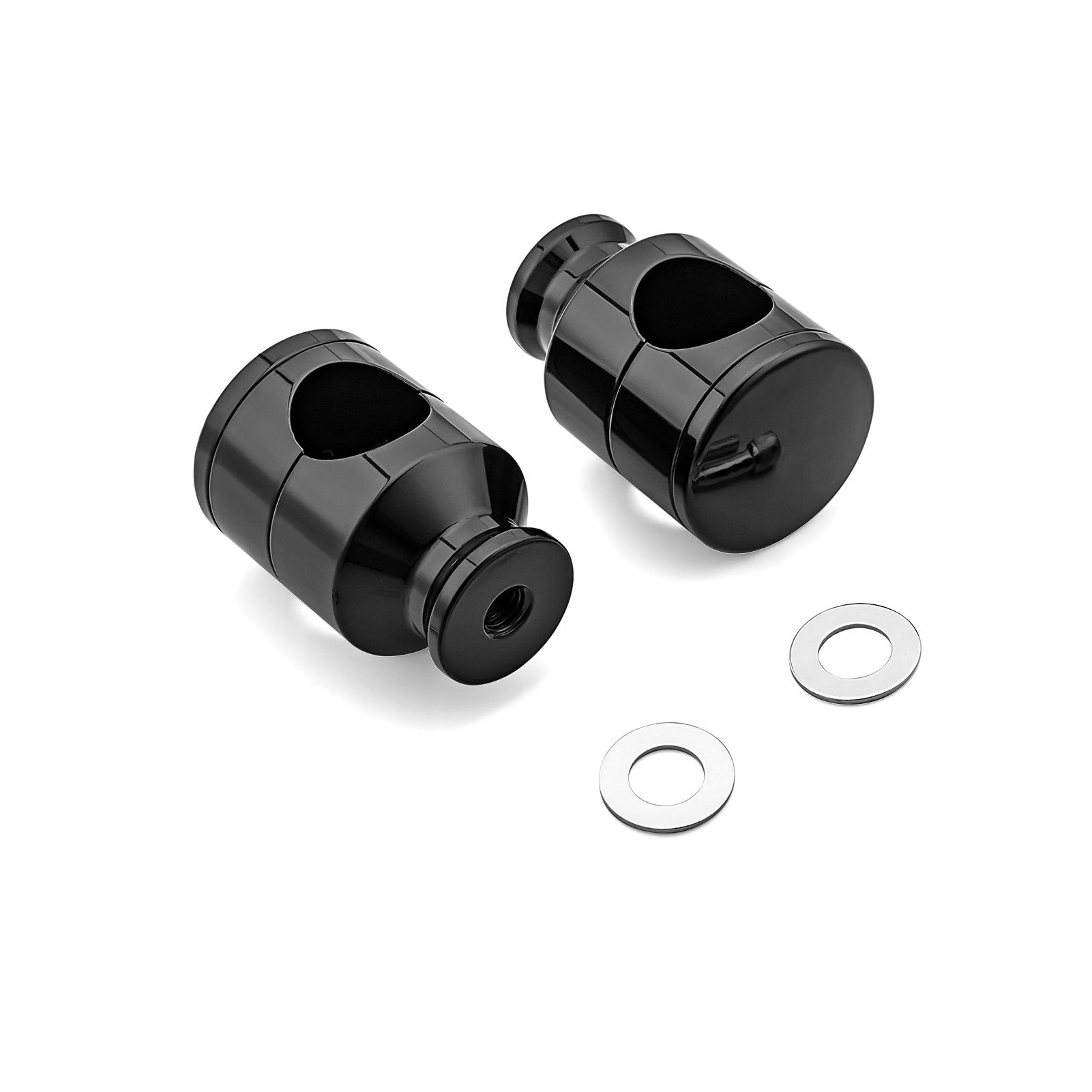 Harley Road Glide 2015 - UP Road King Special FLHRXS 2017 - UP Chrome Black CNC Billet 2" Rise Top Clamps Mount Base - Mofun - 90103162