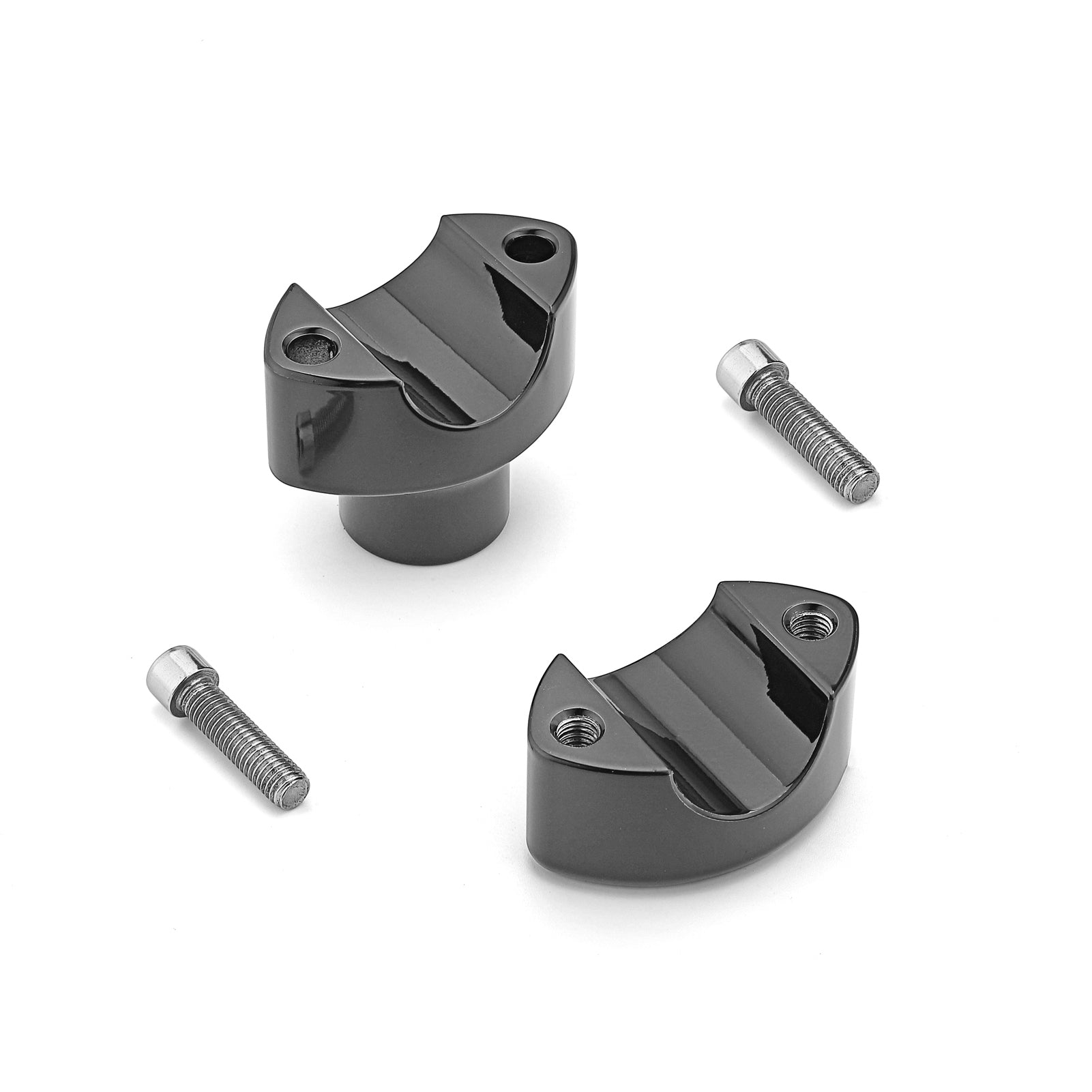 Harley Softail Breakout 114 FXBRS Fat Boy FLFB 2" Risers 1.25" Handlebar Top Clamps Kit - Mofun - 90103112