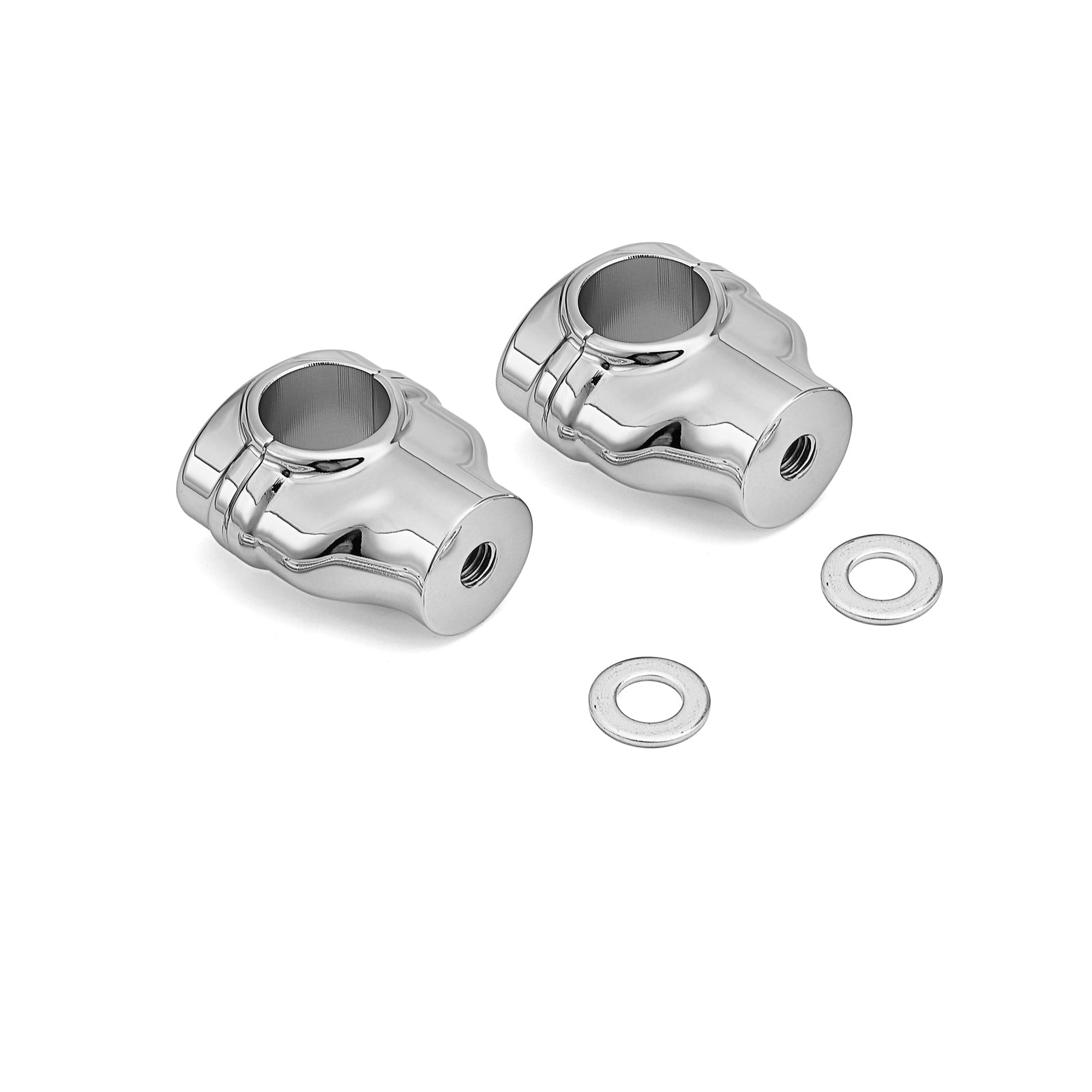 Harley Softail Breakout Fat Bob 2'' Rise Chrome Handlebar Risers Clamp ...