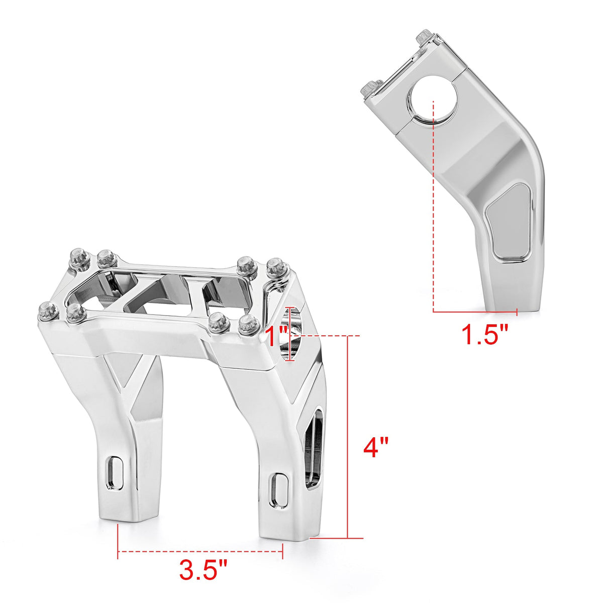 Xl1200l Riser For Harley Sportster 1200 Custom XL1200CP 883 Iron XL883N 1'' Handleba ...